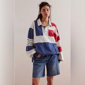 Free People We The Free American Dream Polo